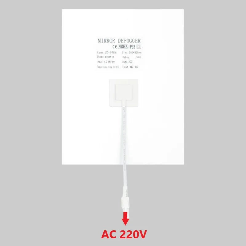 Almofada Aquecedora e Desembaçadora de Espelho