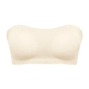 Sutiã sem alças com botões laterais do peito para vestido fora do ombro copos contorneados para forma suave design antiderrapante tamanho meia xícara