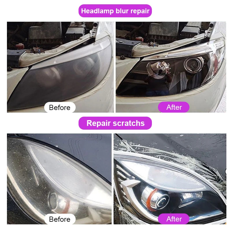 Kit de Polimento para Faróis de Carro