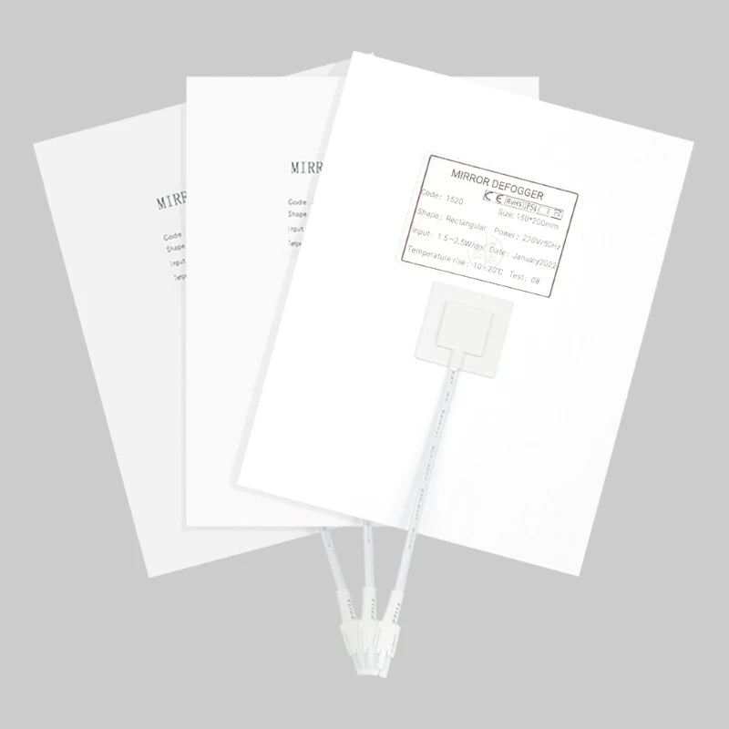 Almofada Aquecedora e Desembaçadora de Espelho