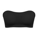 Sutiã sem alças com botões laterais do peito para vestido fora do ombro copos contorneados para forma suave design antiderrapante tamanho meia xícara