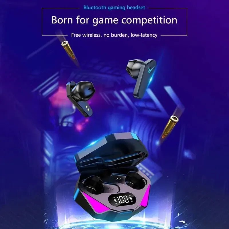 Fone de ouvido sem fio Bluetooth